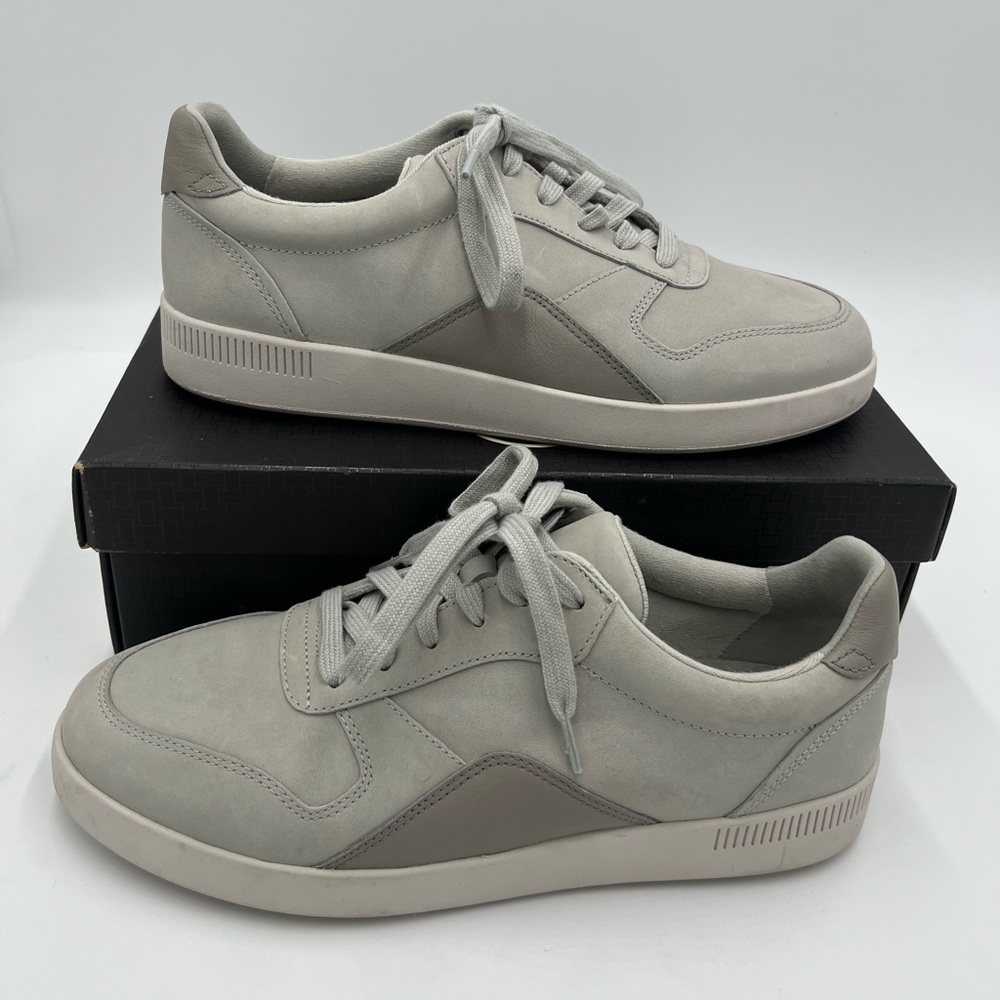Everlane Men’s Tread The Court Sneaker in Cloud Grey Nubuck Size 7.5